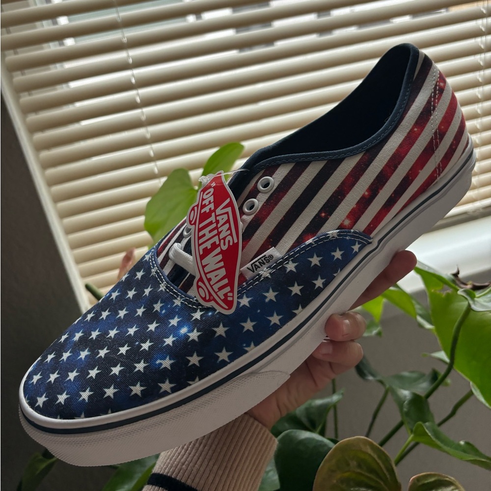 American Flag Vans Never worn